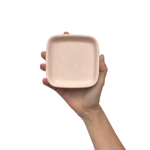 square tray. light pink - Store Trésor